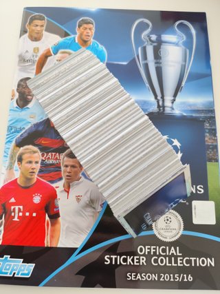 Colección completa Topps cromos UEFA 2015 2016