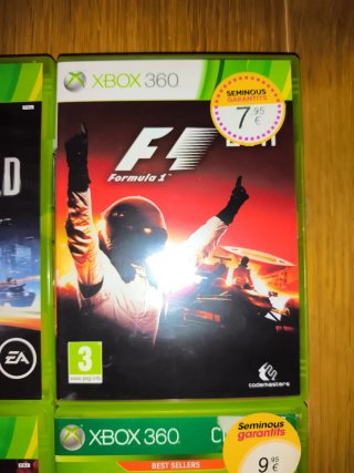 Pack 4 Juegos Xbox 360: WWE 2K17, Halo Wars, F1, B