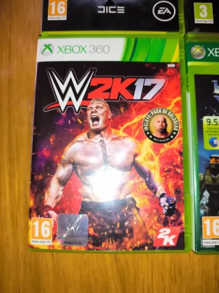 Pack 4 Juegos Xbox 360: WWE 2K17, Halo Wars, F1, B