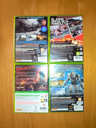 Pack 4 Juegos Xbox 360: WWE 2K17, Halo Wars, F1, B