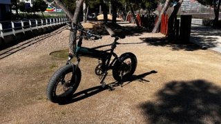 Bicicleta Eléctrica Fat Bike Negra