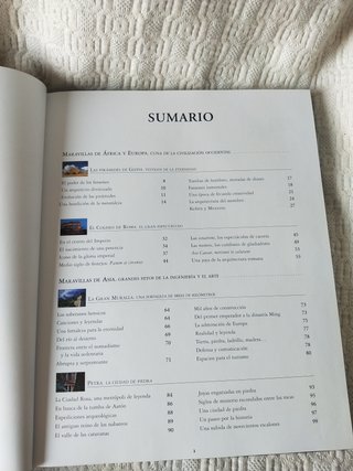 Libro tapa dura 8 Maravillas del Mundo Moderno