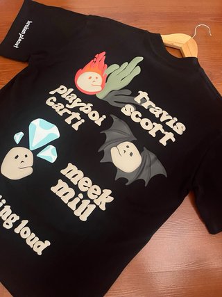 T-Shirt Broken Planet Nera Grafica