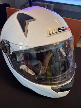 Casco Moto LS2 FFT396 Blanco