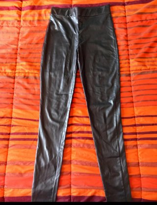 Leggings polipiel negros