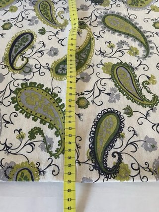 3 Fundas Cojín Paisley Verde.