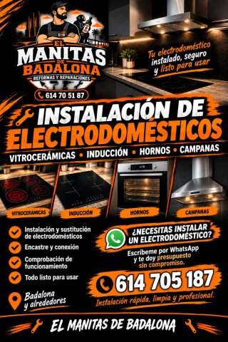 Instalación de Vitrocerámica, Horno y Campana