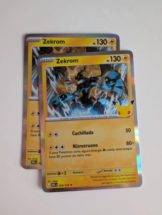 2x Zekrom Pokémon 30 Aniversario