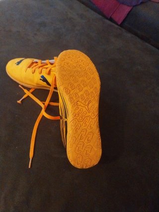Zapatillas fútbol sala Puma Naranja