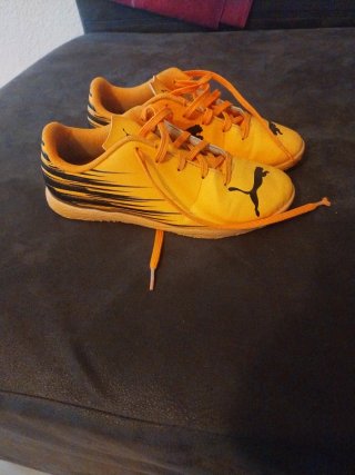 Zapatillas fútbol sala Puma Naranja