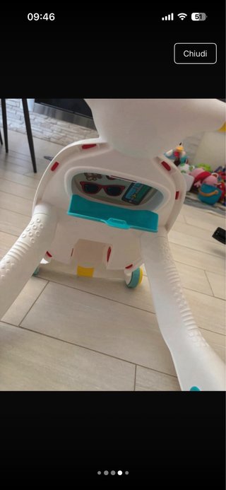 Valentino scoterino Clementoni Primi Passi Rosso