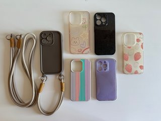 Lote 6 fundas iPhone 14 Pro