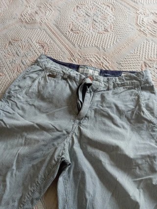 Bermudas Pull&Bear rayas azul Talla M