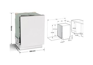 Lavavajillas integrable Hisense HV16B