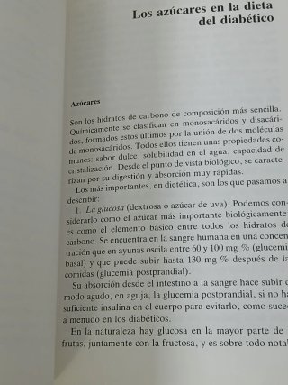 La Dieta del dibético y su cocina