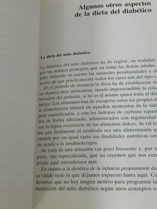 La Dieta del dibético y su cocina