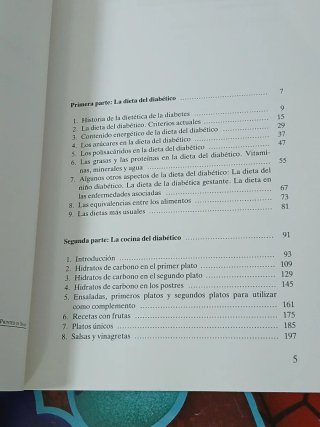 La Dieta del dibético y su cocina
