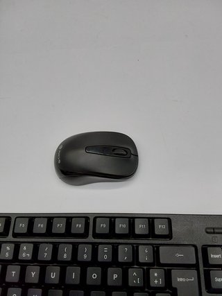 NGS Euphoria- Kit de Ratón y Teclado Inalámbrico de 2.4 GHz, QWERTY Español, Negro