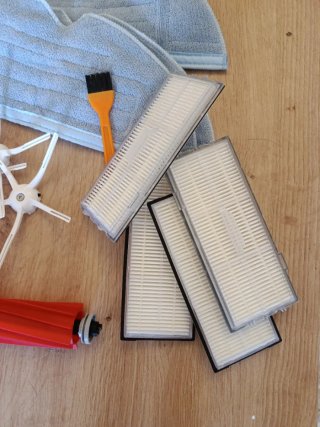 Accesorios robot aspirador: filtros, cepillos, mop