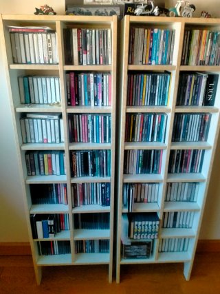 Estantería CDs Ikea Beige Madera