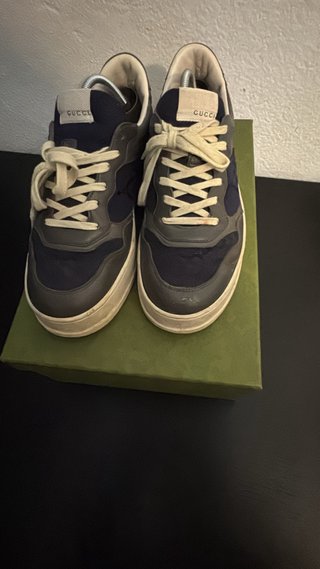 Zapatillas Gucci Azul y Gris