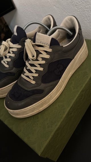 Zapatillas Gucci Azul y Gris