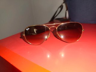 Gafas de sol Ray-Ban Aviator Marrón/Dorado