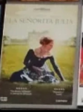 DVD La Señorita Julia (Drama)