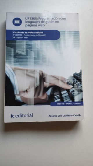 Manual formativo UF1305: Programación con lenguaje