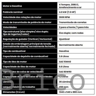 Segadora de Martillos - 208cc - 7Hp - BMFC01