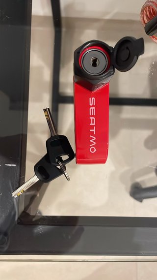 Candado de disco para moto SEAT MÓ + Cable recorda