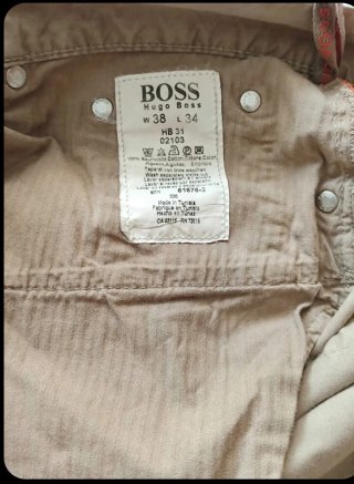 Pantalón Chino BOSS Beige