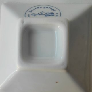 Cenicero Porcelana Galos Peixeira