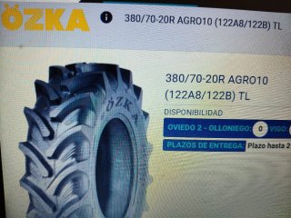 Neumático Agrícola 380/70R20