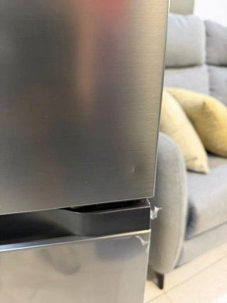 NEVERA COMBI LG INOX ANTIHUELLAS SEMINUEVO