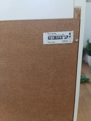 Mesita auxiliar Ikea cristal y madera