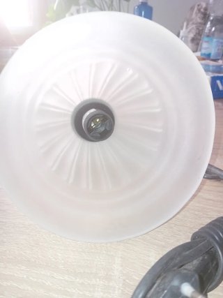 Lámpara de mesa forja y cristal NUEVA TENGO 2 IGUA