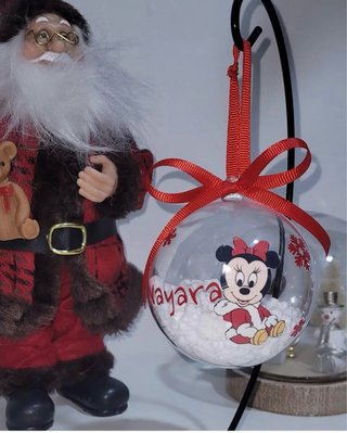 Bolas Navidad Personalizadas Doradas