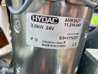 Grupo Hidráulico HYDAC 24V 3.0kW AMK2