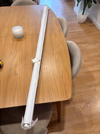 Estor enrollable blanco 1,50m