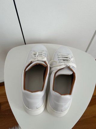 Bambas piel blancas talla 38 sin estrenar