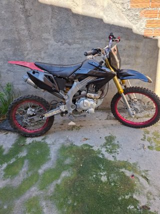 Moto Enduro/Motocross Negra