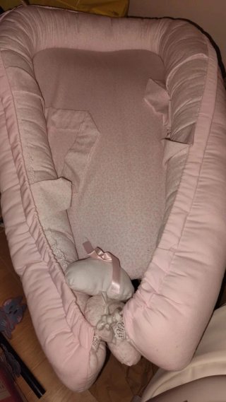 Nido para bebé rosa