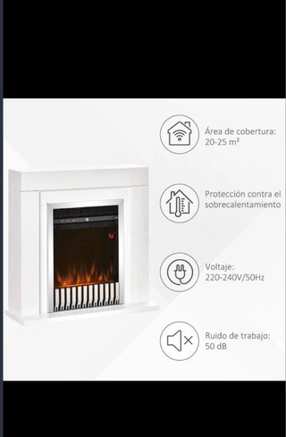 Chimenea Eléctrica Decorativa 1000/2000W
