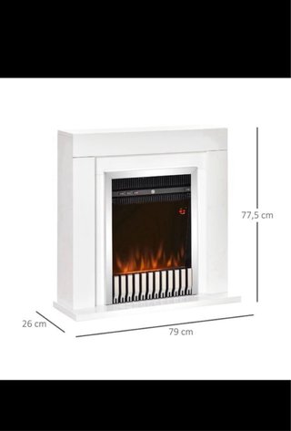 Chimenea Eléctrica Decorativa 1000/2000W