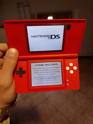 Nintendo DS Lite Rossa Custom Pokemon Pokédex