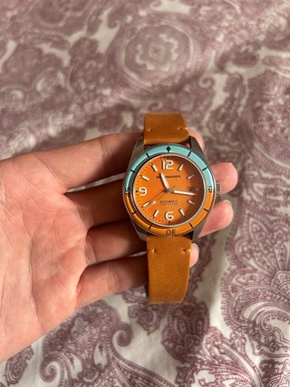 Spinnaker Fleuss Reloj Automático Naranja