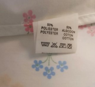 Juego sábanas cama 80 sin estrenar, estampado flor