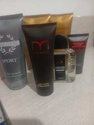 Lote after shave Hombre: Axe, Milano, Poseidon