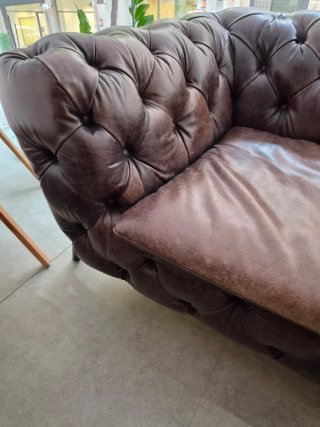 Sofá Chesterfield  Piel